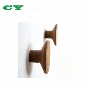 Trang Trí Tường <span class=keywords><strong>Handmade</strong></span> Bằng Gỗ Óc Chó Tường Móc Hoàn Hảo Cho Treo Áo Khoác, Túi Mũ - Product Image 4