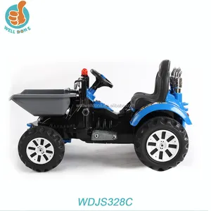 WDJS328C การออกแบบใหม่เด็กนั่งบนรถ,รถแทรกเตอร์ไฟฟ้าขนาดใหญ่เด็กนั่งบนรถเด็กเกมรถของเล่นสำหรับของขวัญคริสต์มาส