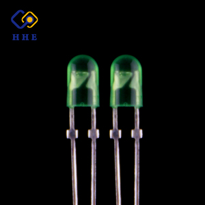 5mm 520nm màu xanh lá cây led dip 546 oval dẫn cho dấu hiệu - Product Image 1