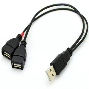 1 USB a macho a 2 USB a hembra 1 a 2 Cable divisor Cable de extensión de arnés en stock - Product Image 3