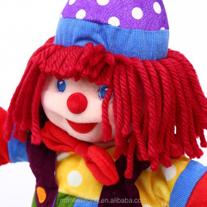 Clown Shape Kids Toy Hand Glove Puppet Hand Puppet Finger <strong>Sack</strong> Hand Dolls Plush - Product Image 5