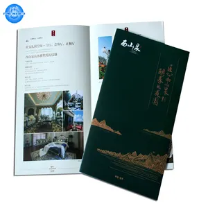 Professional Custom Advertising Cheap Brochure Printing Offset Printing Film Lamination Catalog Printing Kraft Paper Book Cover