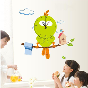 Decorative Removable 3d <strong>Digital</strong> <strong>Wall</strong> <strong>Clock</strong> <strong>for</strong> Kids Room - Product Image 1
