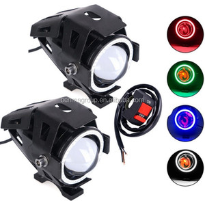 Faro de motocicleta <span class=keywords><strong>U7</strong></span>, con ojo de Ángel, Ojo del diablo, foco de motocicleta, luz LED - Product Image 2