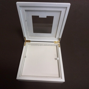 Romántico Dulce 2 capa de chocolate blanco caja de madera caja de chocolate de lujo para el día de San Valentín - Product Image 3