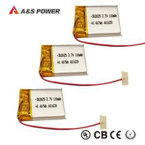 IEC62133/CE/ROHS 502030 batería de litio recargable de li polímero de la batería 502030 de 3,7 V 240 mAh batería lipo - Product Image 4