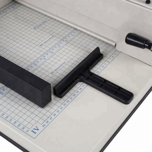 Coupe-papier manuel de haute qualité 858-A4, machine à découper le papier manuelle, couteaux à coins droits, presse manuelle <span class=keywords><strong>BFT</strong></span> A4/330mm 40m - Product Image 5