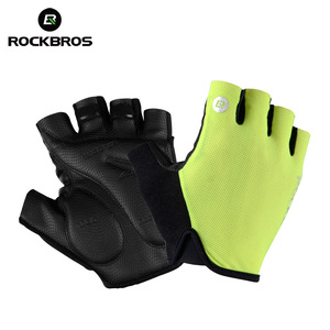 <span class=keywords><strong>Gants</strong></span> de sport ROCKBROS en gros pour vélo, respirants, demi-doigts, avec gel antichoc pour la course et le VTT - Product Image 3