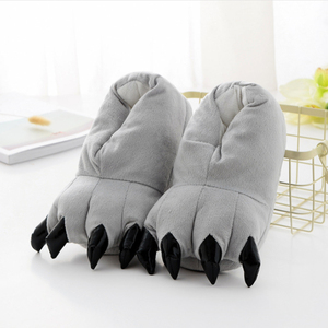 LK Plush <strong>Claw</strong> Toy House <strong>Slippers</strong> High Quality Plush Animal <strong>Claw</strong> <strong>Slippers</strong> Hotel Office Shoes - Product Image 3