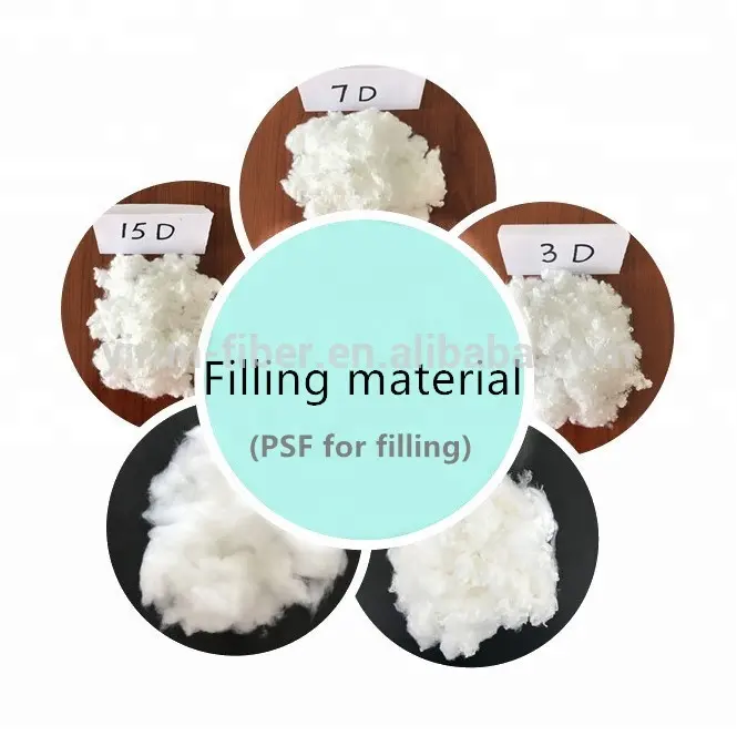 Polyester filling material-hcs polyester fiber and micro fiber 0.7D-20D