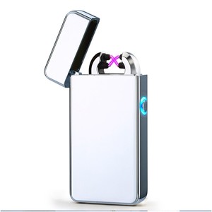 الصين بالجملة عديمة اللهب <span class=keywords><strong>USB</strong></span> قابلة للشحن مزدوجة قوس أخف وزنا/ولاعة كهربائية