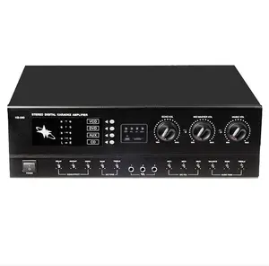 Kb-580u stereo professional karaoke mixer amplifier