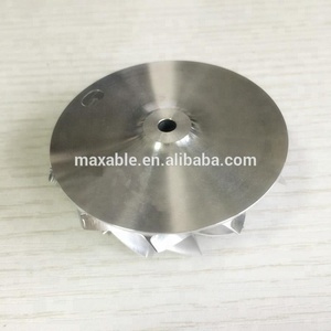 K04 50.39/60.00Mm 11 + 0 Lưỡi Turbo Aluminum 2618/Phay/Phôi Máy Nén Bánh Xe - Product Image 5