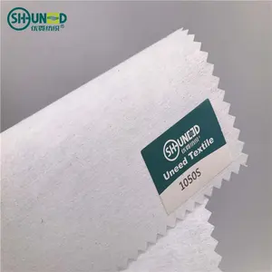 90% Polyester 10% Viskose weiches Hand gefühl chemische Bindung Vlies Inter lining Stoff Stickerei Träger Vlies Stick papier