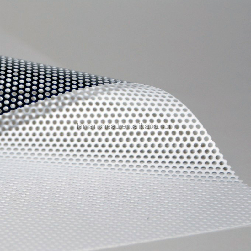 Высокоточная односторонняя виниловая УФ-отверждаемая перфорированная оконная пленка