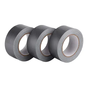 Bailida X 32m Cloth Pvc Duct Tape PE Rubber Waterproof Hot Melt Offer Printing >=24 11mil Thick 3 Pack Silver Color 48mm 3 in 1