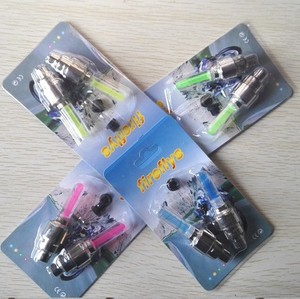 YOUME 2 pièces Lumières LED pour valve <span class=keywords><strong>de</strong></span> <span class=keywords><strong>pneu</strong></span> <span class=keywords><strong>de</strong></span> vélo, lampe torche pour rayons <span class=keywords><strong>de</strong></span> roue, accessoires avec alimentation par batterie pour vélo, voiture, moto - Product Image 6