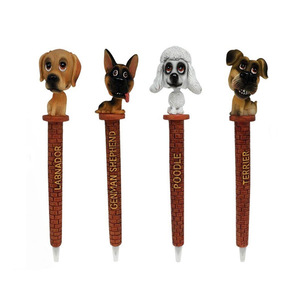 Nouveauté sur mesure en forme de chien polyrésine animal stylo à bille pour <span class=keywords><strong>walmart</strong></span> - Product Image 3