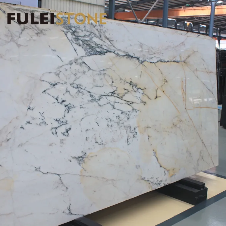 Luxury italian expensive marble types calacatta paonazzo white marble