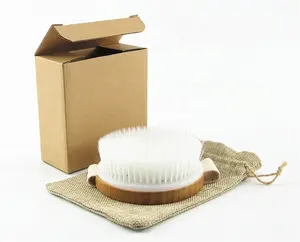 Natural Bamboo Soft borsten Bath Back Body Brush