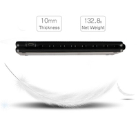 Teclado plegable para Windows/Andriod/IOS, inalámbrico, ultradelgado, BT 3,0