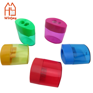 WInjoy ofrece sacapuntas mecánico de doble agujero de forma ovalada de plástico, sacapuntas cosmético de maquillaje - Product Image 5
