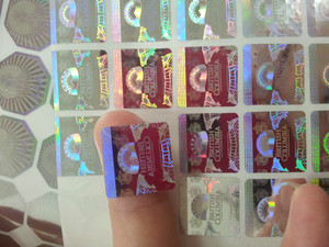 Серебряная и Золотая 2d/3d Голограмма с индивидуальной формой и серийным номером, наклейки голограммы из ПЭТ на заказ - Product Image 6