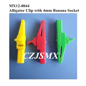MX 32A 1000V Cách Điện Đôi Cá Sấu Đồng Nguyên Chất Clip Cá Sấu Với Ổ Cắm Chuối 4Mm - Product Image 6