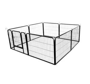 USA Warehouse 8-panel Cheap Temporary Expandable Petbaby Dog Fence Kennel Panels