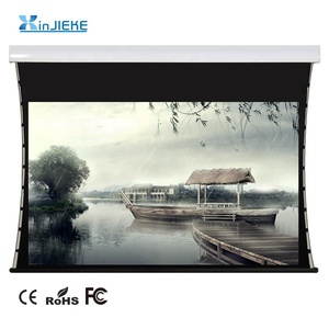 Pvc Trắng Matt 3D Bạc Vật Liệu 4 K Điện Sương Mù Màn Hình Chiếu - Product Image 3