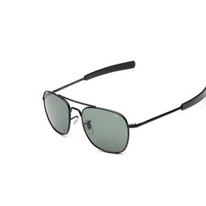 نظارات شمسية رجالية مربعة الشكل بتصميم عتيق وشعار مخصص، حماية من الأشعة فوق البنفسجية UV400، إطار معدني - Product Image 5