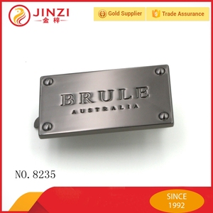 Dimensions design <span class=keywords><strong>gun</strong></span> metal couleur nom plaque, personnalisé gravé lettres étiquettes - Product Image 4