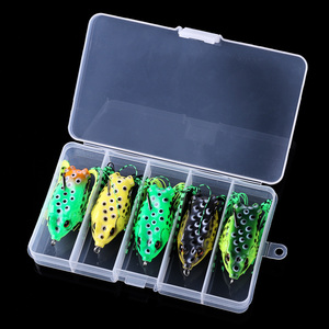 Bán Hot 5 Cái/hộp 6Cm/12 Gam Câu Cá Giải Quyết Nhựa Câu Cá Thu Hút Ếch Mềm Lures Set - Product Image 6