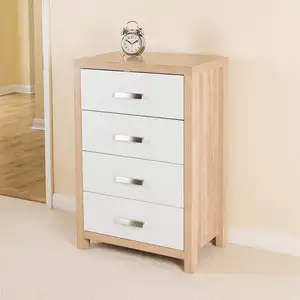 Wholesale 4 Wardrobe Side Board Furniture Quilt Storage Cabinet Bedroom Furniture Chest Of Drawers Night Stand Bedside Table