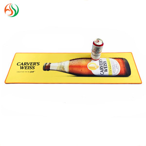 Tapis de Bar en caoutchouc, accessoires pour le vin, peut être personnalisé, bordé, Non tissé, en feutre Nitrile, avec Logo imprimé - Product Image 4