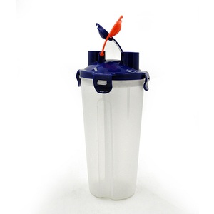 Bouteilles d'eau personnalisées de 500ml, double Shaker, <span class=keywords><strong>tasse</strong></span> <span class=keywords><strong>avec</strong></span> <span class=keywords><strong>infuseur</strong></span> <span class=keywords><strong>à</strong></span> thé, Sport, GYM, plastique, boisson directe, écologique, vente en gros - Product Image 5