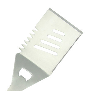 Juego de 5 utensilios para barbacoas y parrillas, de acero inoxidable con funda de aluminio, juego de accesorios para parrilla - Product Image 4