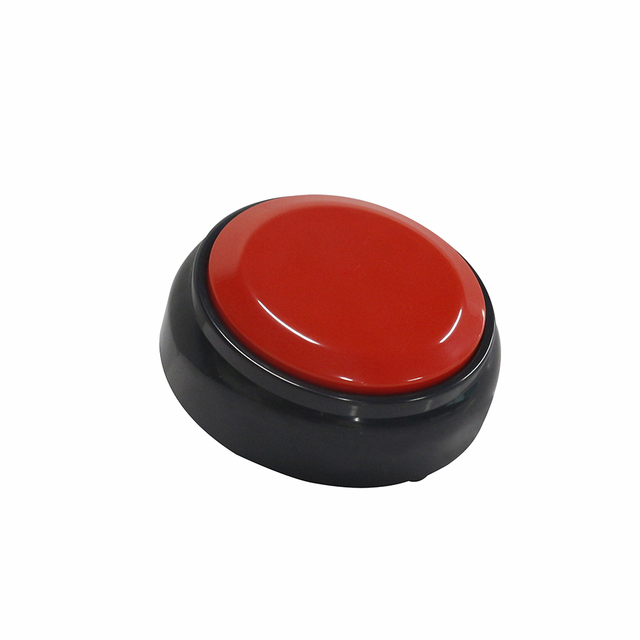 Plastic Buzzer Talking Buttons With Custom Sounds For Gifts