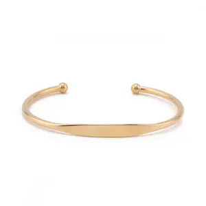 Giá Rẻ Bán Buôn Biểu Tượng Tùy Chỉnh 316L Thép Không Gỉ Trang Sức Khắc Inspirational Trống Bangle Bracelet Trang Sức SZB293