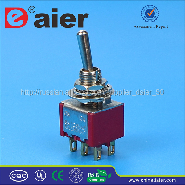 Daier MTS-203 ON-OFF-ON Переключатель тумблерный