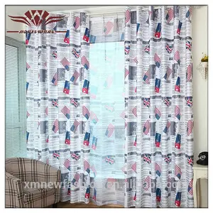 El patrón de américa cortinas, baby cortinas de la sala, nueva york cortinas