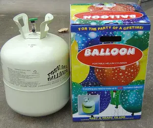 China supplier disposable 6.8L 14.3L 22.3LHelium tanks helium gas cylinder for balloons filling with CE and DOT-39 certificate