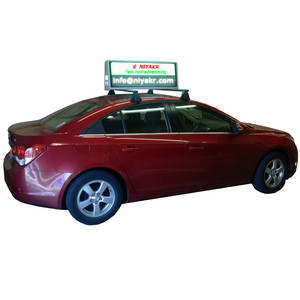 taxi led topper sign/roof mounting rotate lcd cab car taxi advertising screen100% response rate