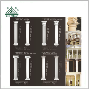 วัสดุตกแต่งภายในบ้านสไตล์อเมริกัน ดีไซน์วิลล่า  แผ่นยิปซัมซับเสียง  เสาโรมันปูนปลาสเตอร์ - Product Image 1