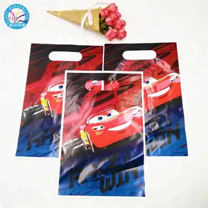 New products cartoon plastic bag for kids birthday party favors loot bag
