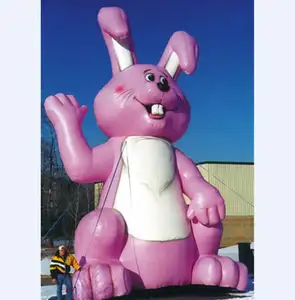 Ballon géant en pvc coloré, lapin gonflable pour publicité, bon marché, H3105