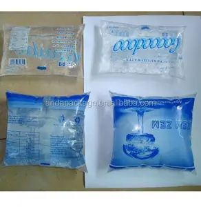 Film Pe Sachet 175Mm untuk Air/Lapisan Plastik Pe Laminasi Pet untuk Air