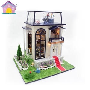 Casa <span class=keywords><strong>de</strong></span> Muñecas Artesanal <span class=keywords><strong>para</strong></span> Niñas, Casa <span class=keywords><strong>de</strong></span> Juguete Pequeña, Kits <span class=keywords><strong>de</strong></span> Construcción <span class=keywords><strong>de</strong></span> Casas <span class=keywords><strong>de</strong></span> Juguete - Product Image 2