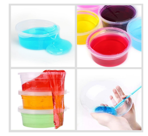 Play Dough Snow Pearl Clear Rice Beads Fluffy Fishbowl Galaxy Color ASMR Pressure Release <strong>Slime</strong> for Kids DIY - Product Image 2