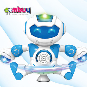Robot éducatif de dessin animé avec projecteur, musique de danse et histoires – Kit intelligent à châssis en plastique, fonctionnant sur piles - Product Image 3